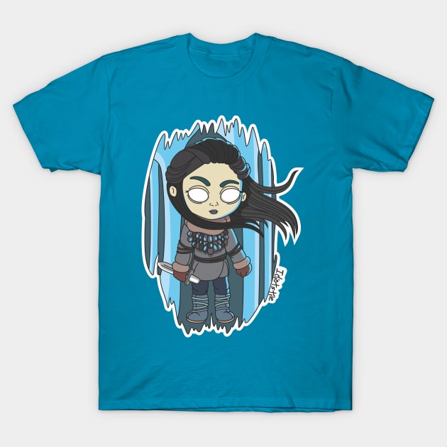 Ice Zombie T-Shirt by idiotstile